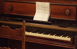 the piano