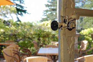 a glance at the terrace