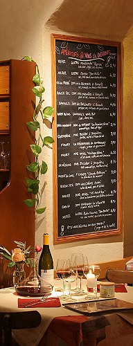 Die Tafel der Aperitifweine
